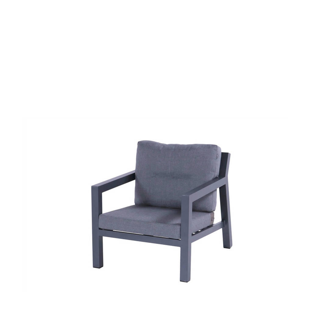 Hartman loungestoel Porto Rico loungestoel, Antraciet