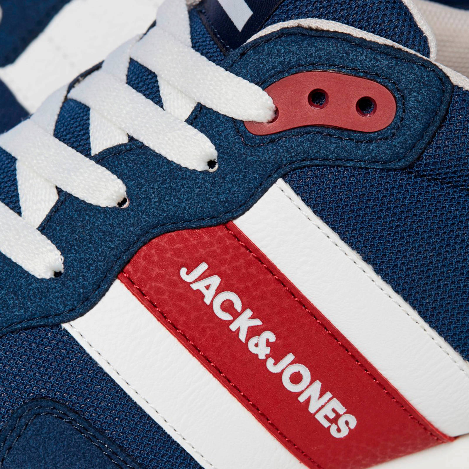 JACK \u0026 JONES Stellar sneakers blauw/rood | wehkamp