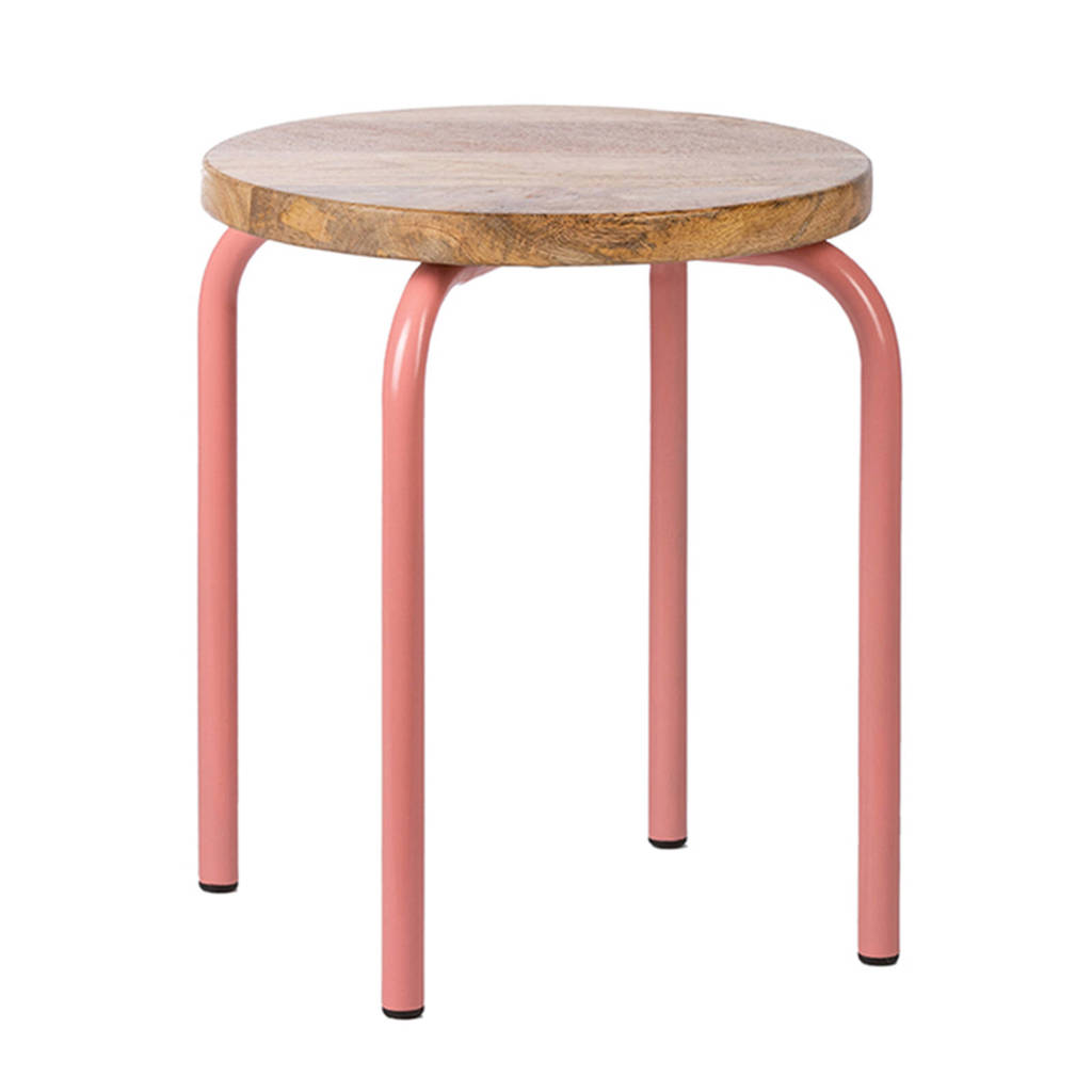 Kidsdepot circle kruk (set van 2), Roze