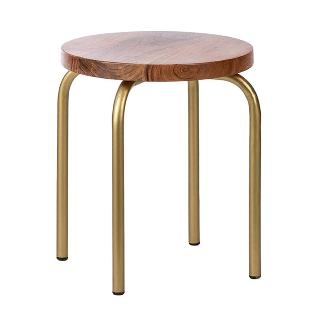 Kidsdepot chique kruk (set van 2), Goud