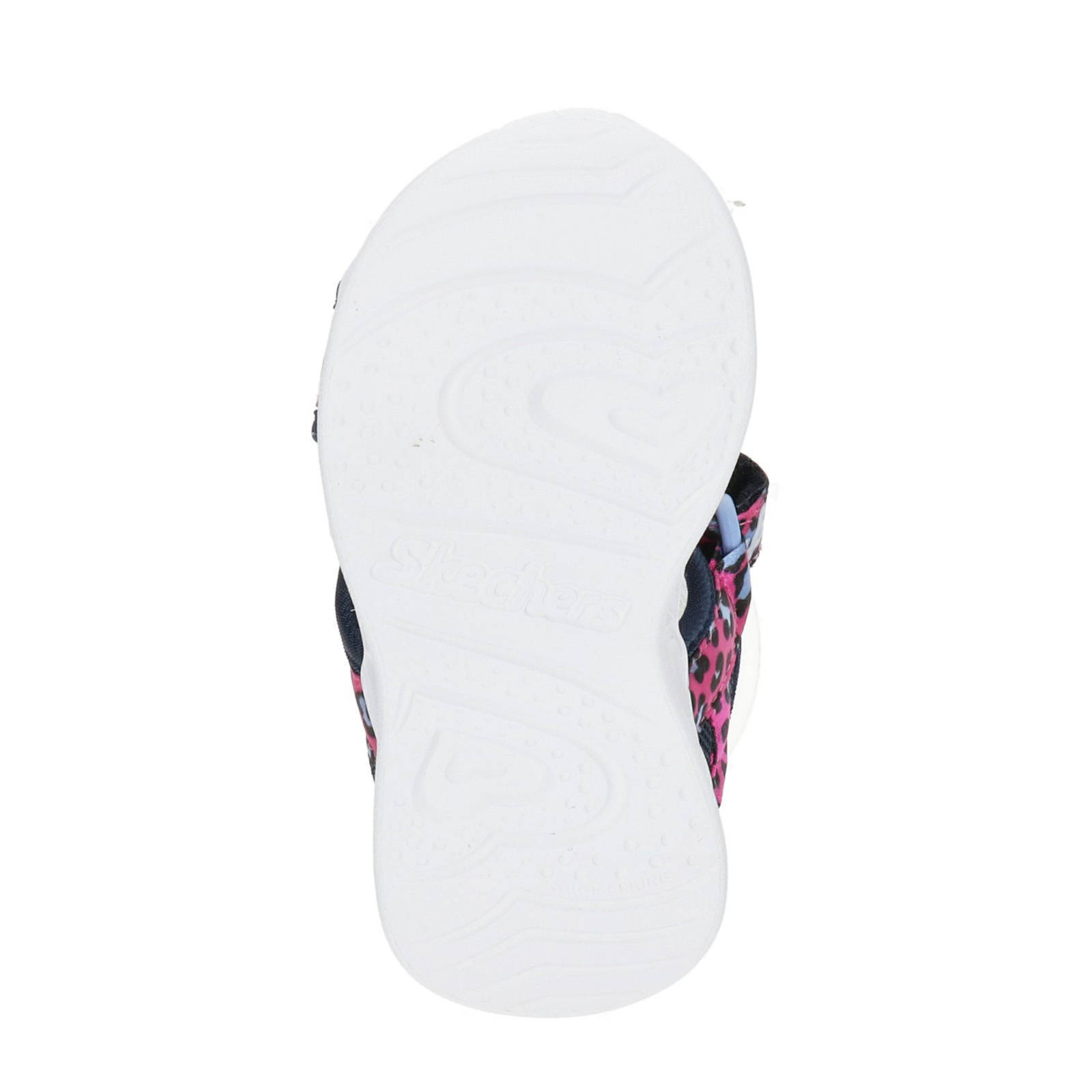 Skechers Heart Lights sandalen met lichtjes panterprint roze | wehkamp