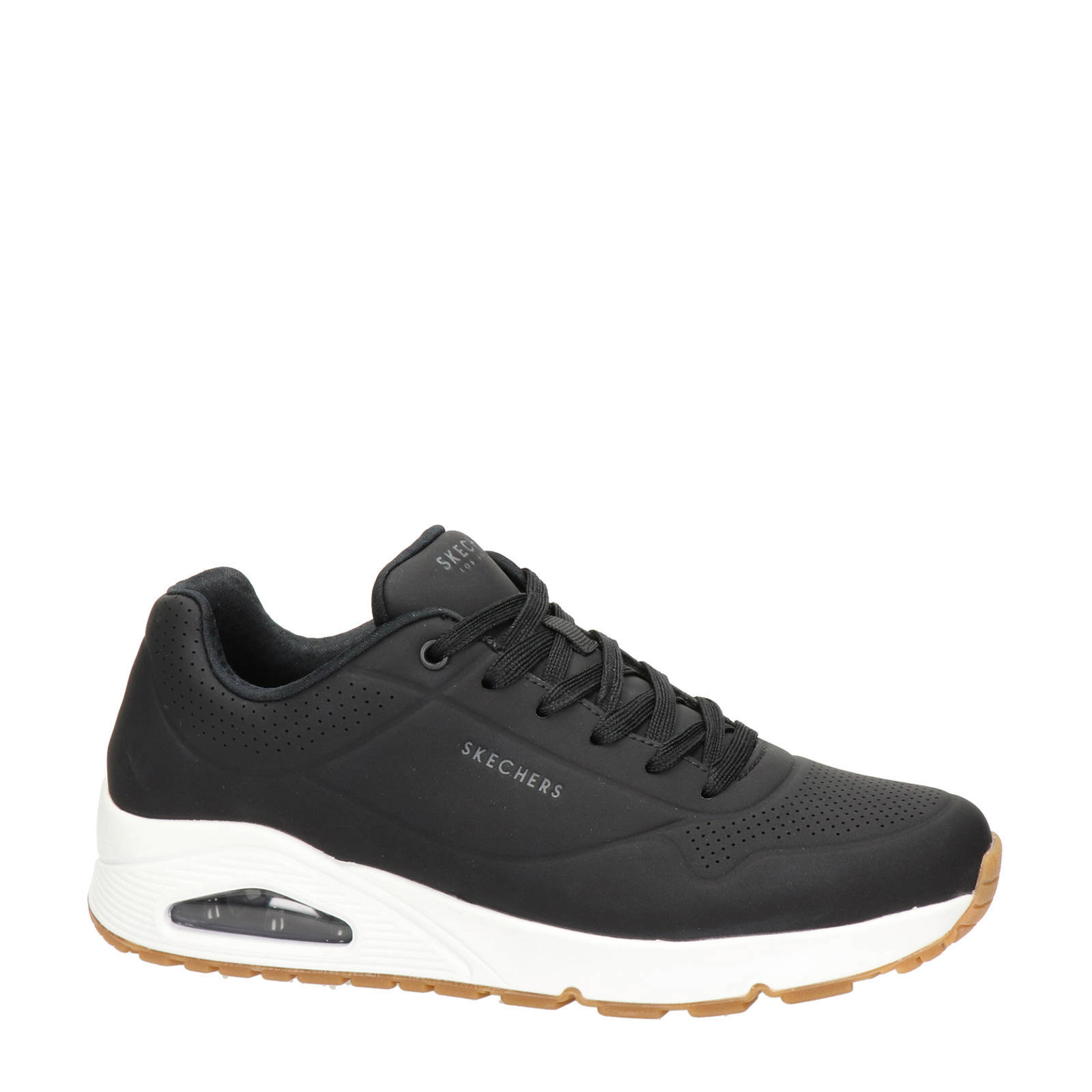 Skechers Stand On Air sneakers zwart/wit | wehkamp