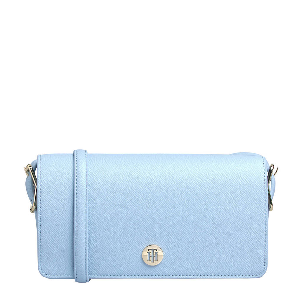 Tommy Hilfiger crossbody tas blauw, Lichtblauw