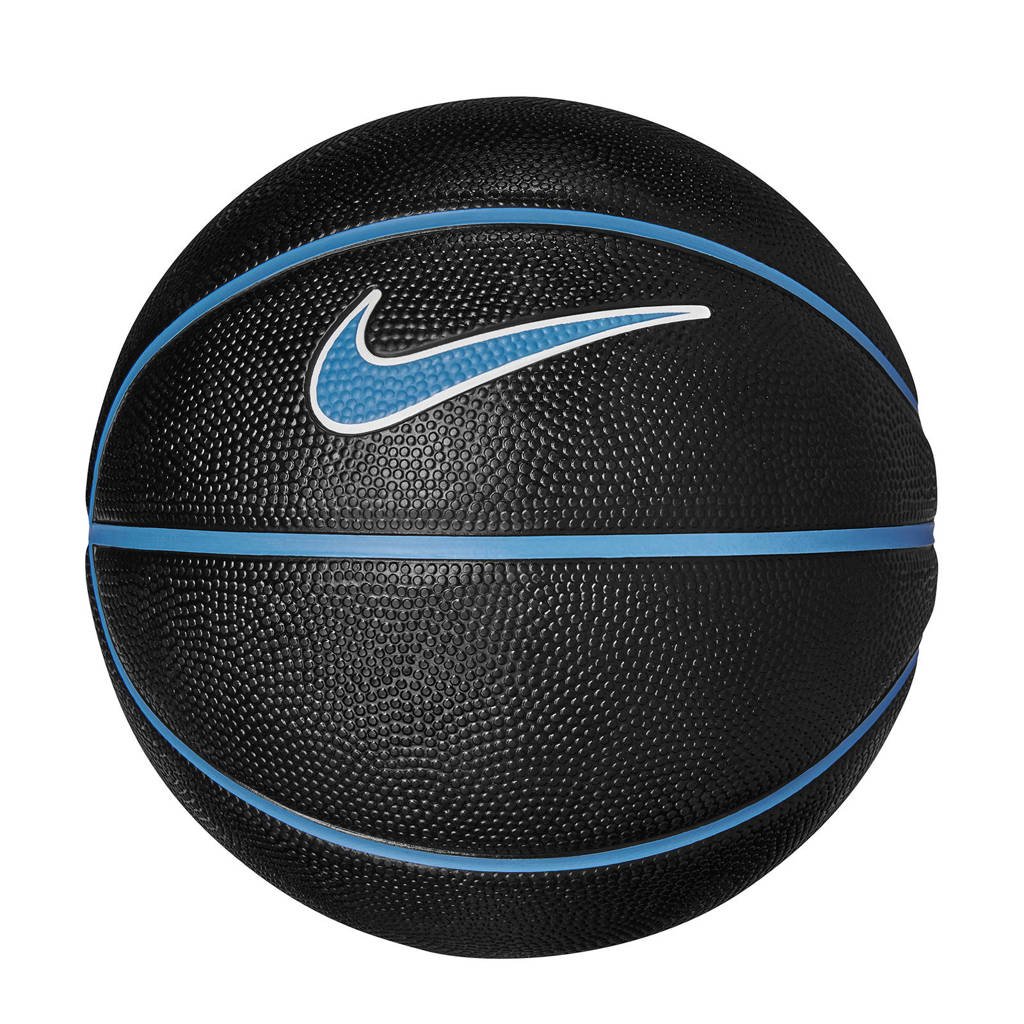 Nike basketbal zwart/blauw, Zwart/blauw