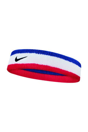 hoofdband Swoosh wit/blauw/rood