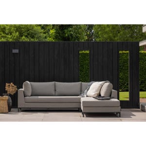 Loungeset Rechts Buiten Sicilië - Taupe - 60x262x246