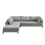 thumbnail: Exotan Exotan Loungeset Links Buiten Sicilië - Aluminium - Grijs - 60x262x246