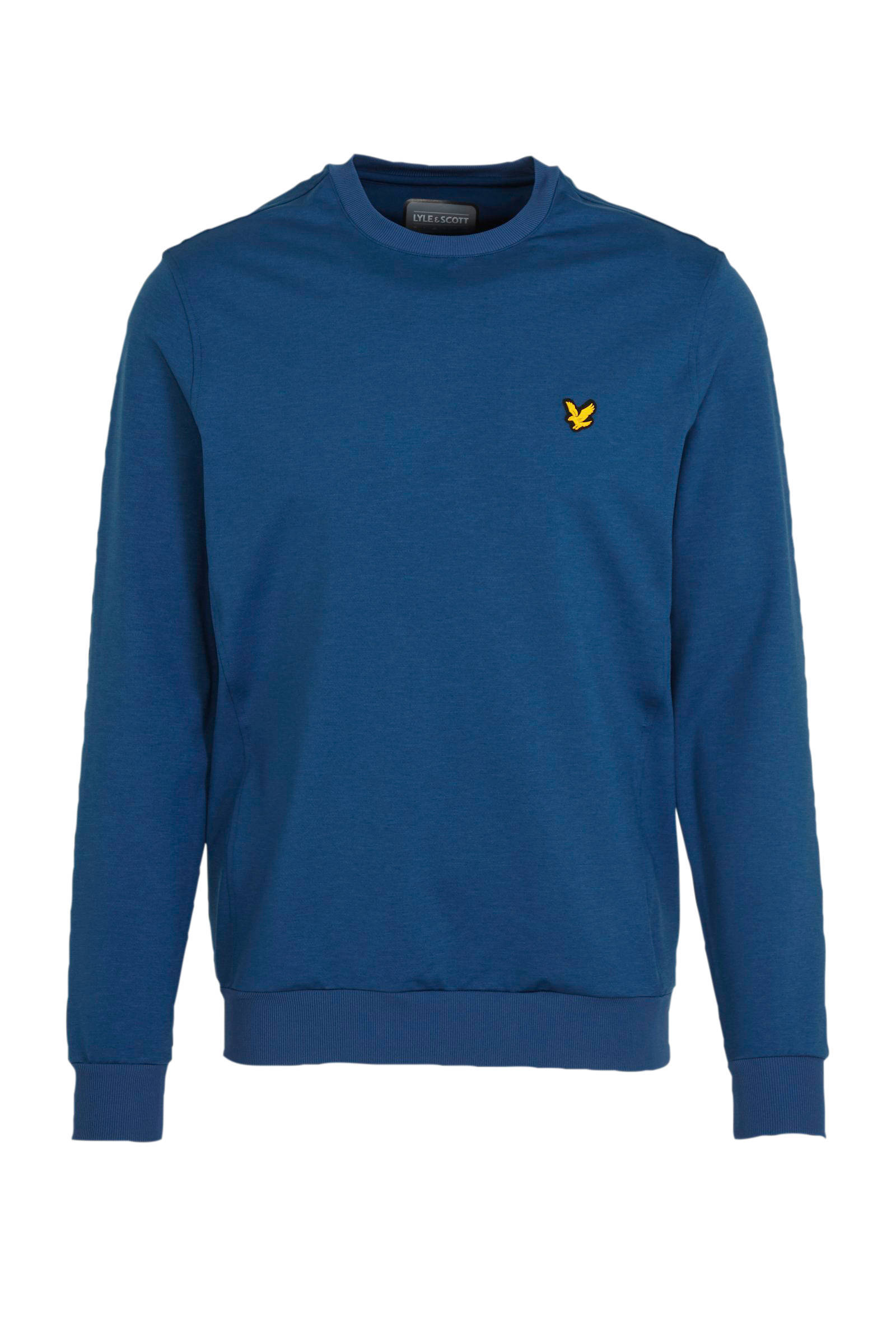 lyle and scott sweater blauw