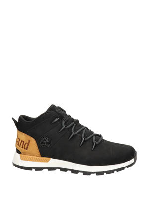 Euro Sprint nubuck veterboots zwart