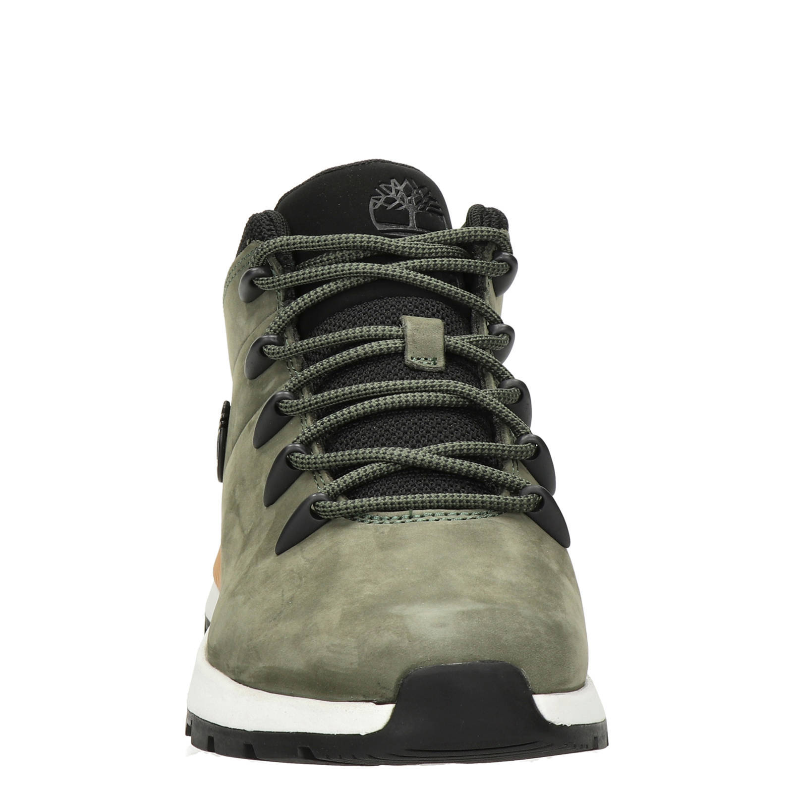 Timberland Euro Sprint nubuck veterboots groen | wehkamp