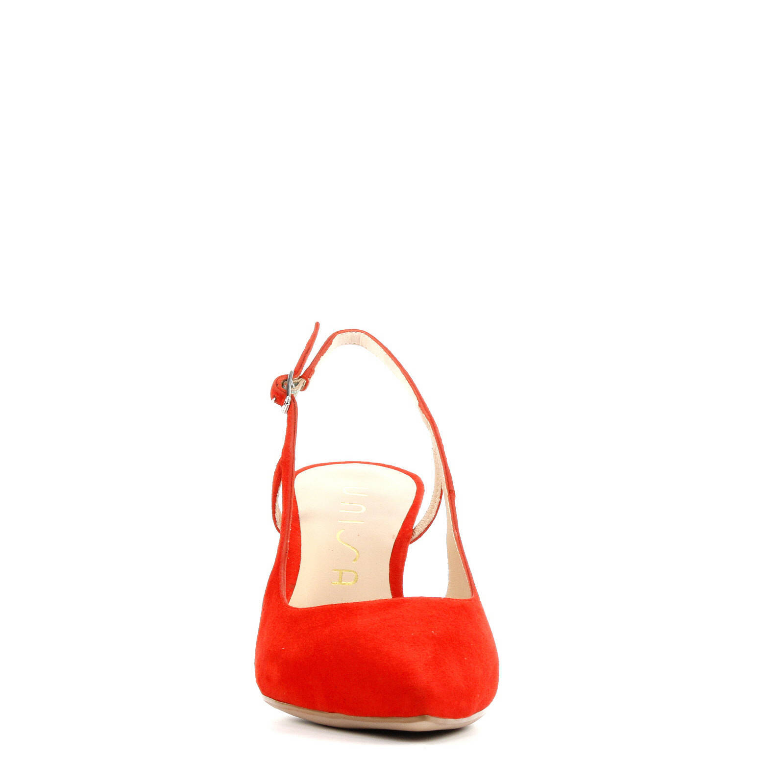 Pumps koraal met hoge hak | Koraalrode pumps met hoge hak