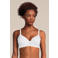 Sassa Mode voorgevormde T-shirt-bh met beugel Fancy Lace wit
