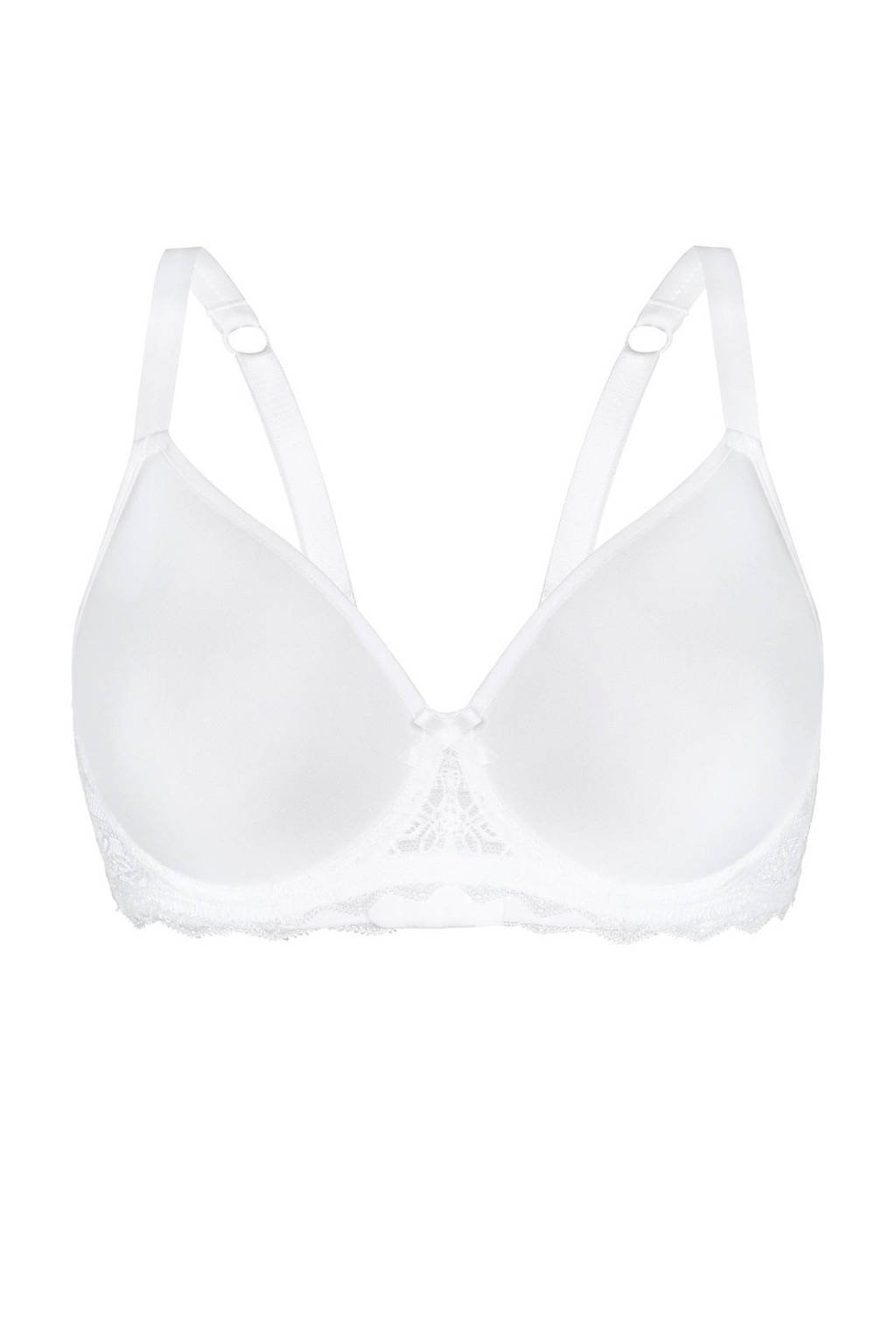Sassa Mode voorgevormde beugelbh Fancy Lace wit, Wit