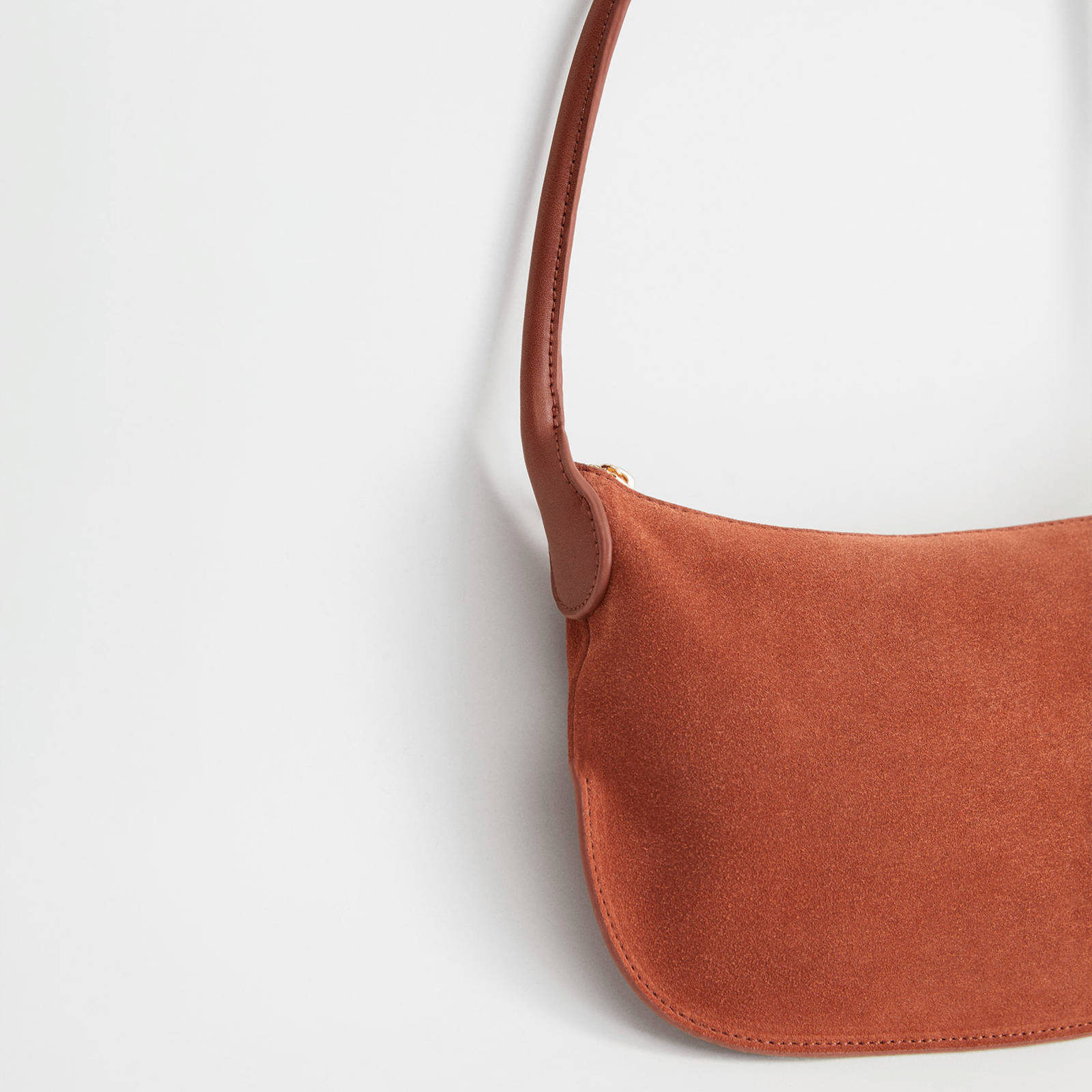 Violeta by Mango leren handtas cognac | wehkamp Violeta by Mango leren handtas cognac | wehkamp
