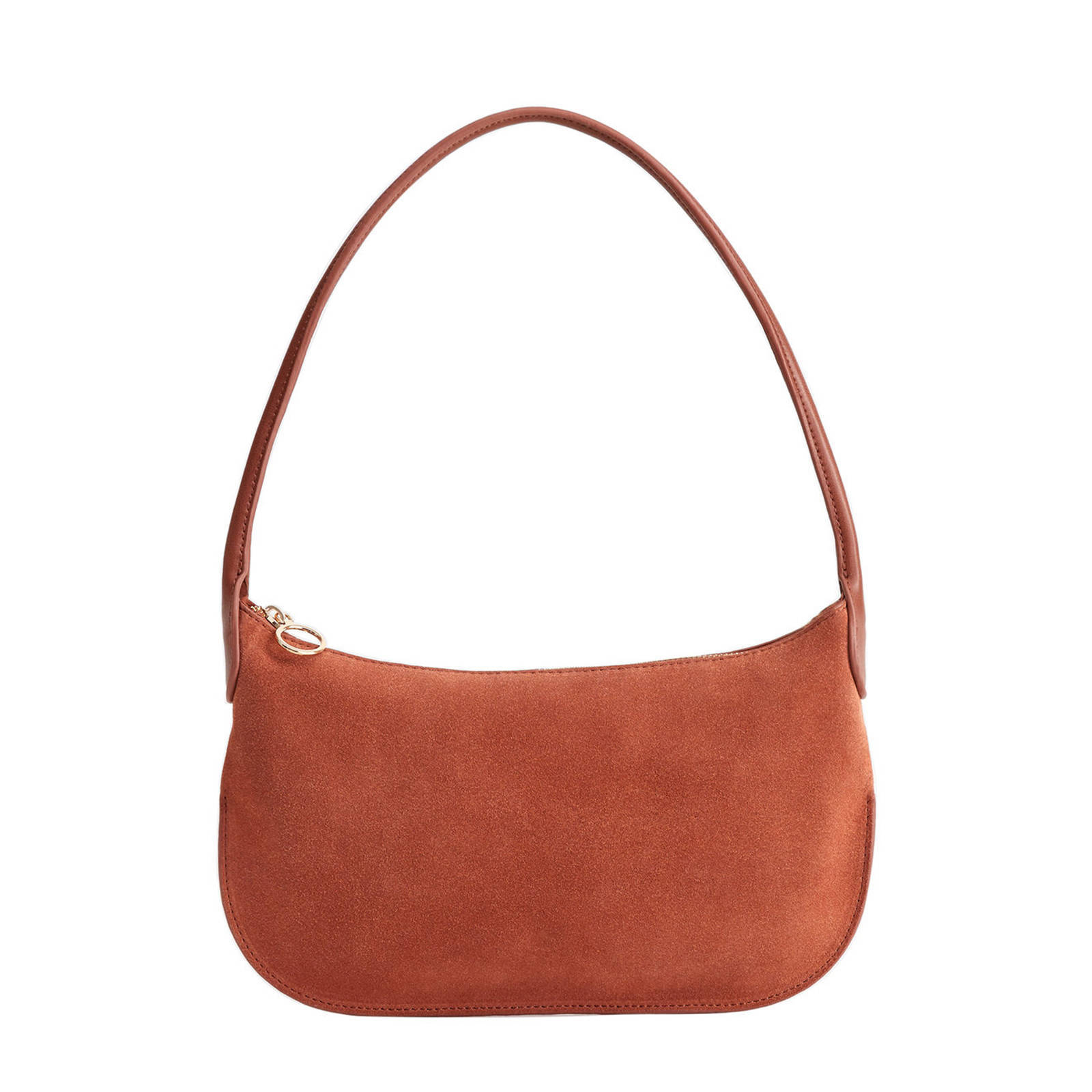 Violeta by Mango leren handtas cognac | wehkamp Violeta by Mango leren handtas cognac | wehkamp