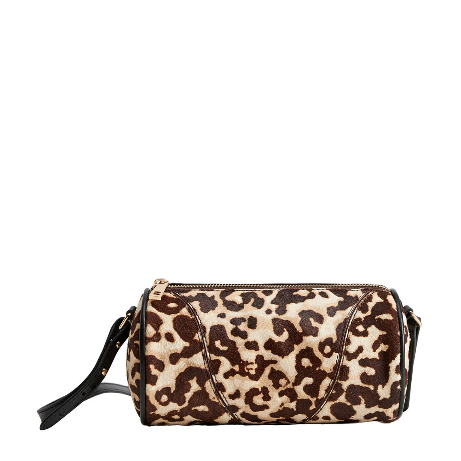 Violeta by Mango leren handtas met panterprint | wehkamp Violeta by Mango leren handtas cognac | wehkamp