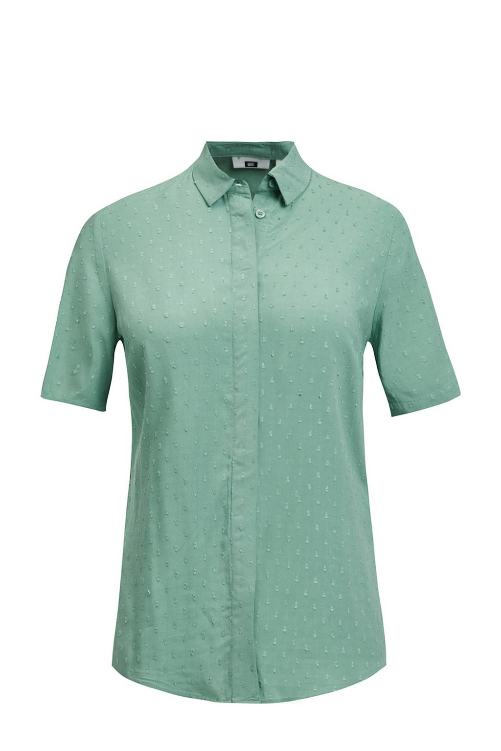 WE Fashion blouse met textuur mintgroen, Mintgroen