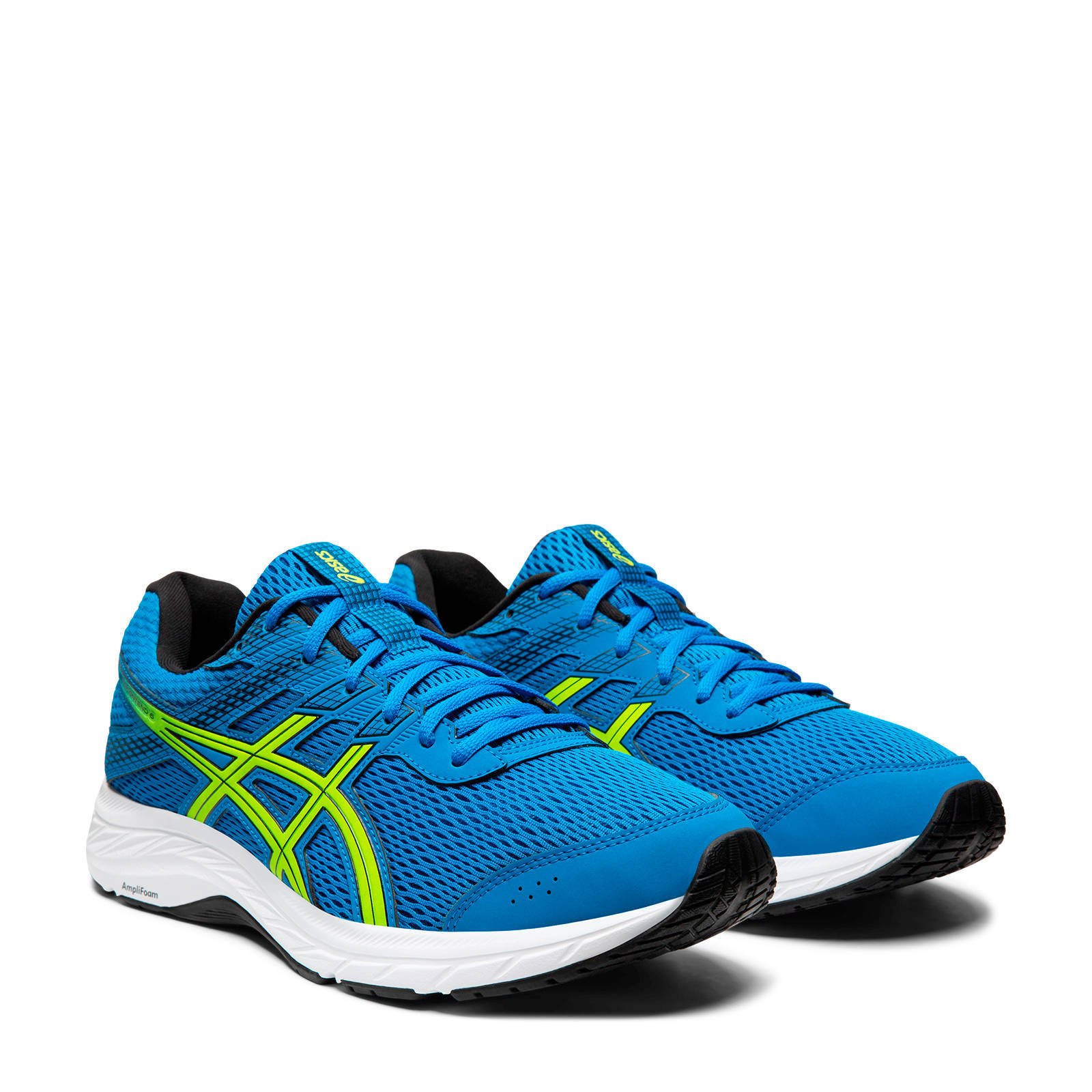 ASICS Gel-Contend 6 hardloopschoenen blauw/geel | wehkamp ASICS Gel-Contend 6 hardloopschoenen blauw/geel | wehkamp