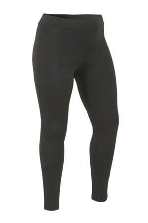 gemêleerde legging grijs