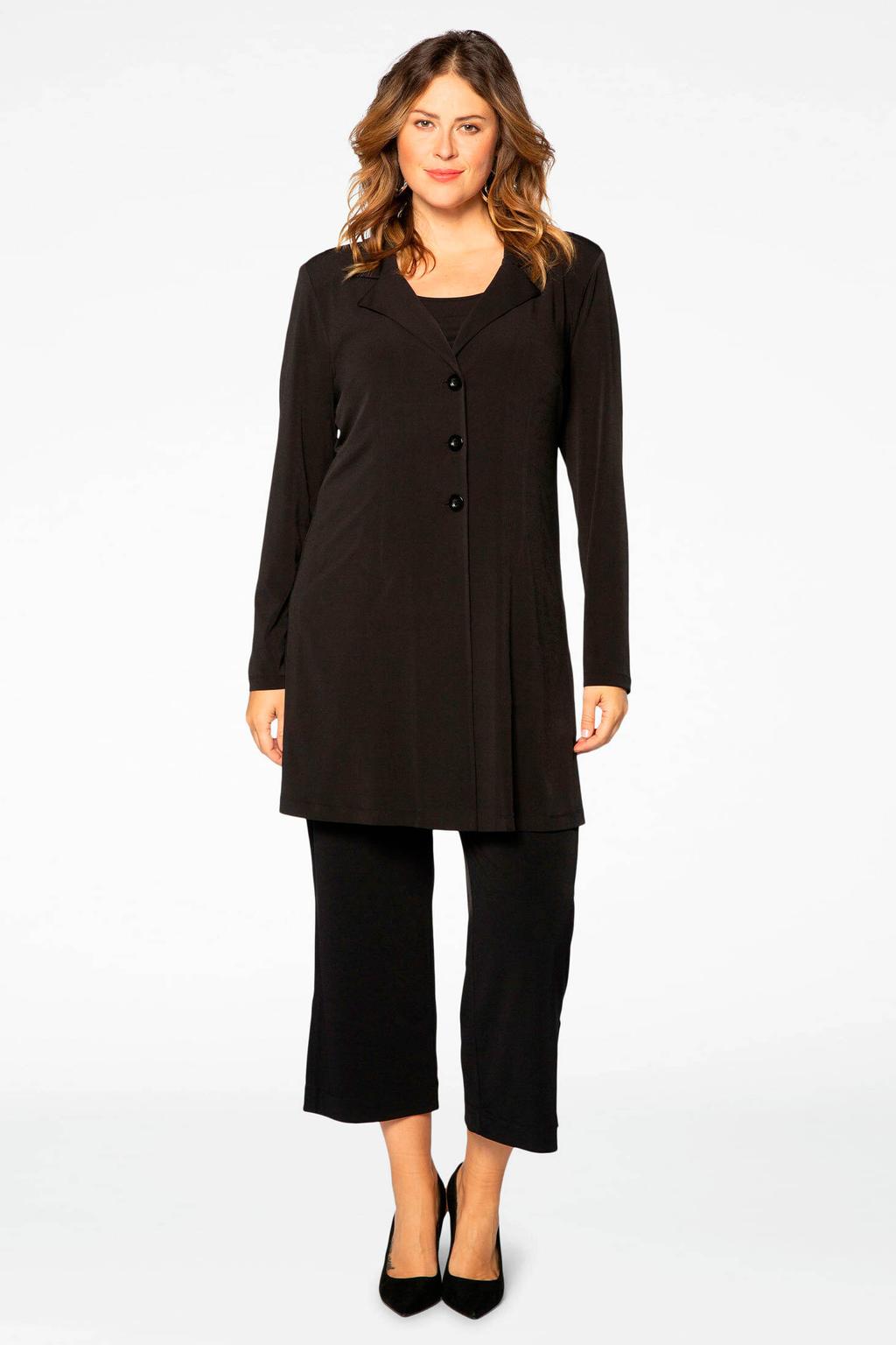 YOEK Travelstof blazer zwart