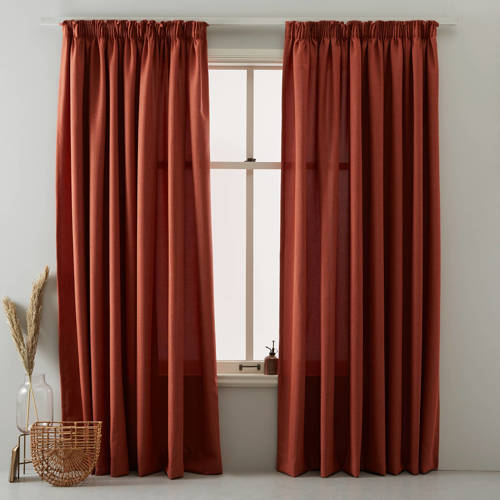 Wehkamp NOUS Living lichtdoorlatend gordijn kant en klaar Rotterdam (per stuk) (280 x 270 cm)* aanbieding