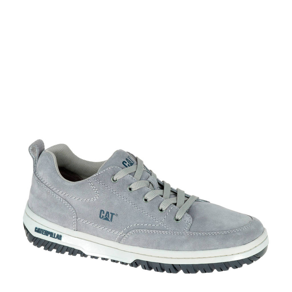 Caterpillar Decade suède veterschoenen lichtgrijs, Lichtgrijs
