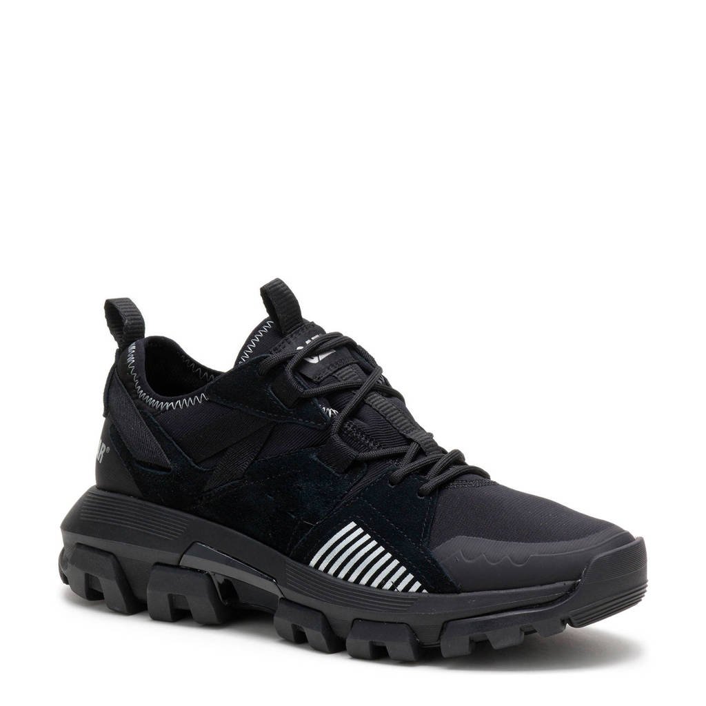 Caterpillar Raider Sport suède sneakers zwart, Zwart