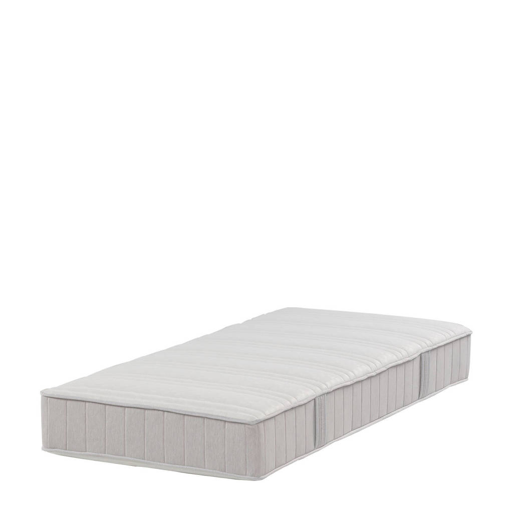 Eastborn pocketveringmatras (180x200 cm), Wit/lichtgrijs