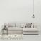 NOUS Living hoekbank rechts Vidar - beige