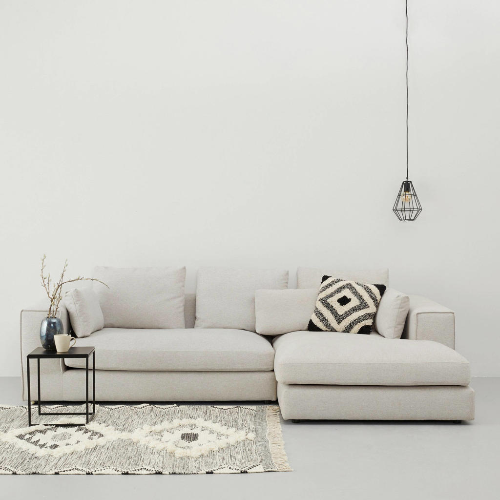 NOUS Living hoekbank rechts Vidar - beige