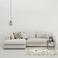 NOUS Living hoekbank Vidar hoek links - beige