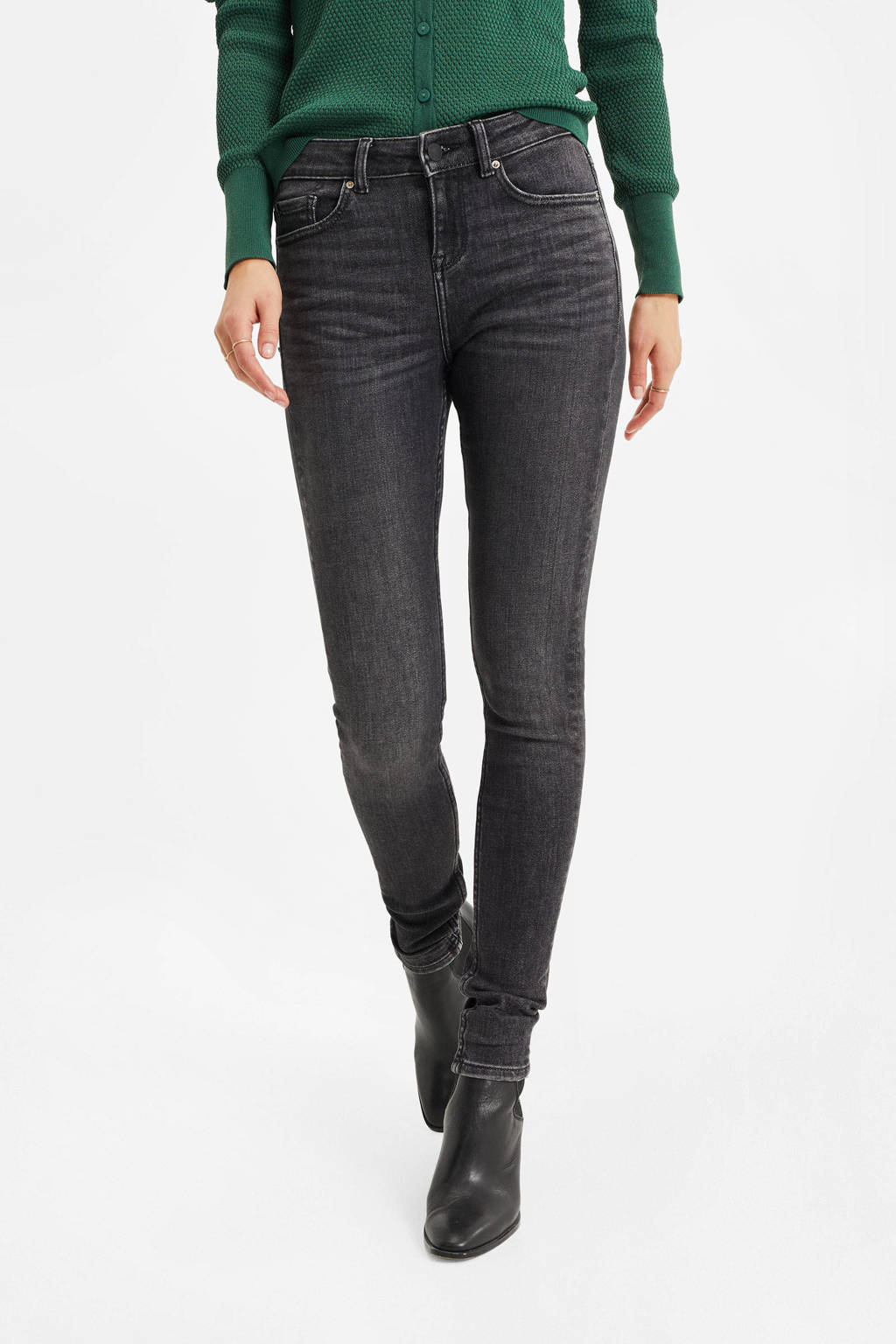 WE Fashion Blue Ridge super skinny jeans dark grey