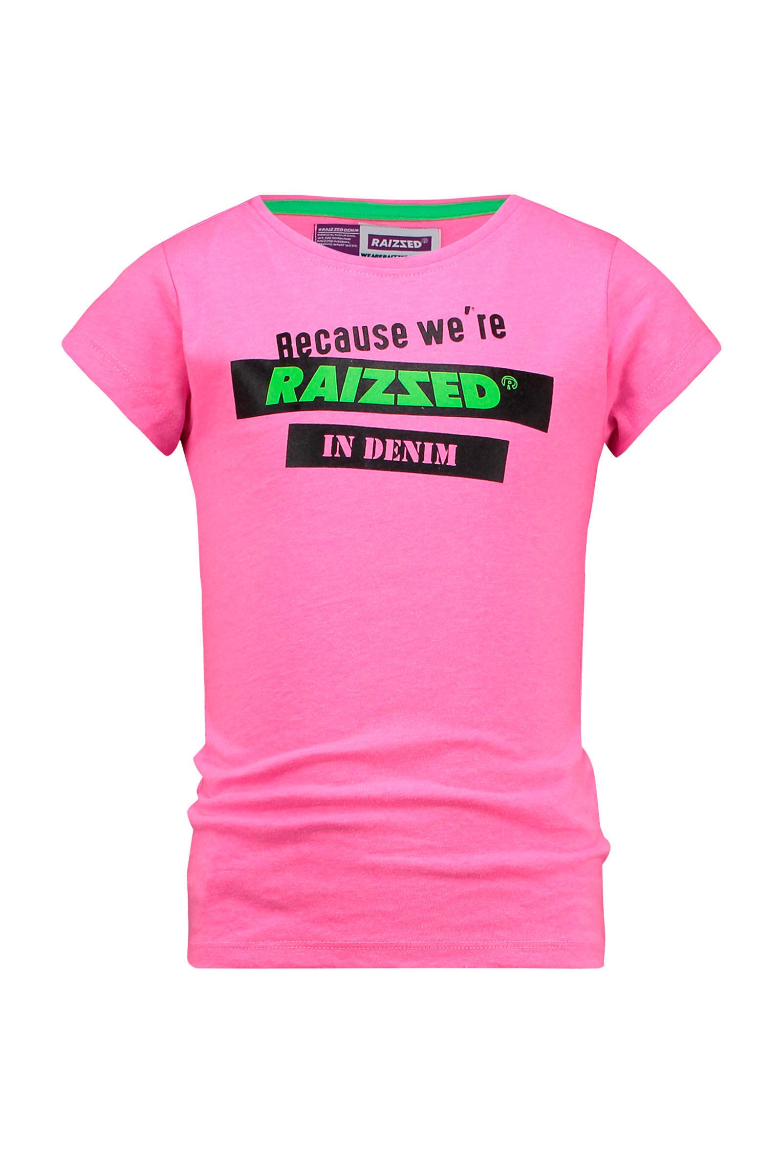 fel roze shirt