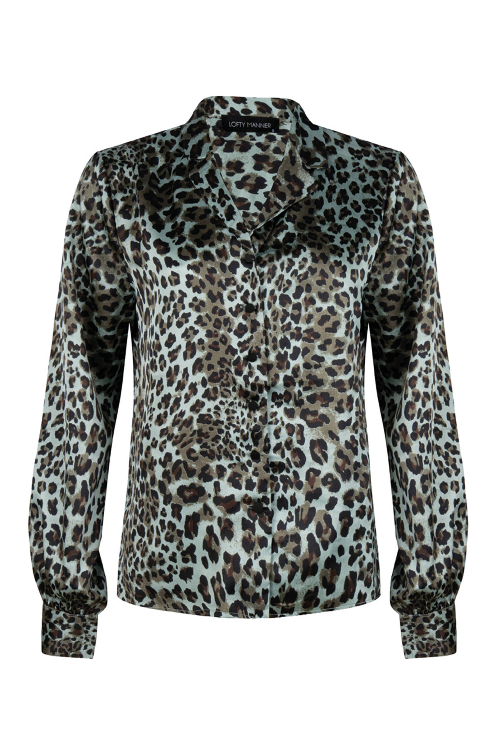 panterprint blouse heren