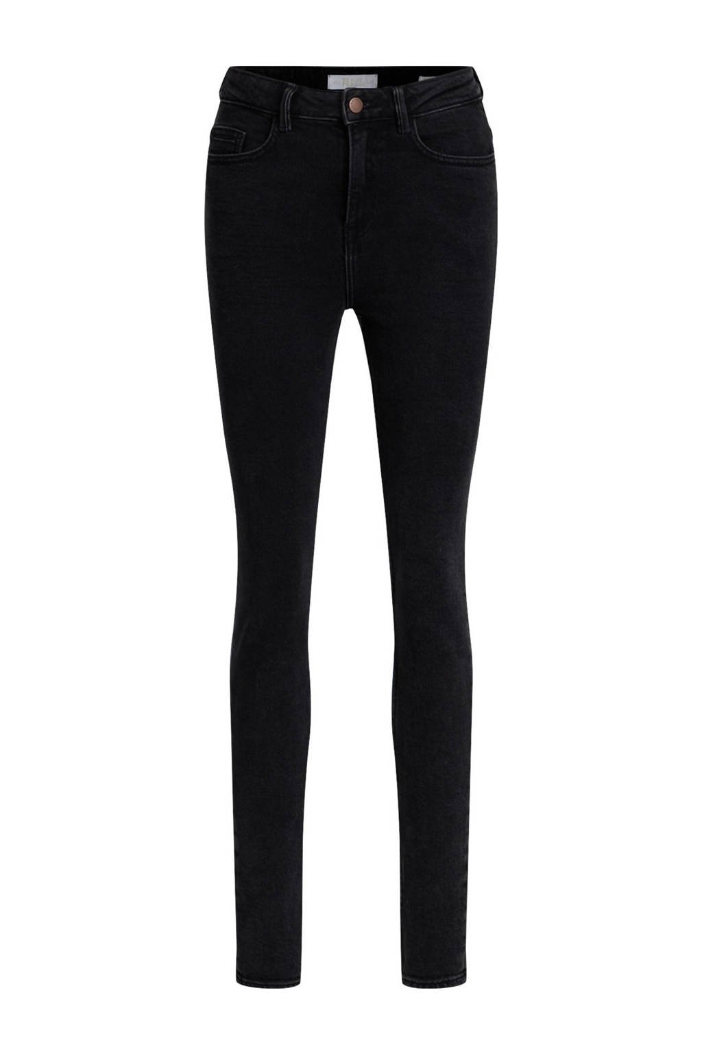 WE Fashion Blue Ridge high waist skinny jeans donkergrijs, Donkergrijs