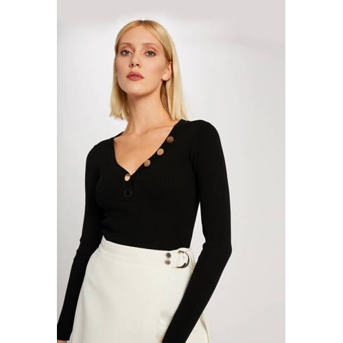 Morgan longsleeve zwart afbeelding
