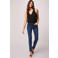 Morgan slim fit jeans stone blue