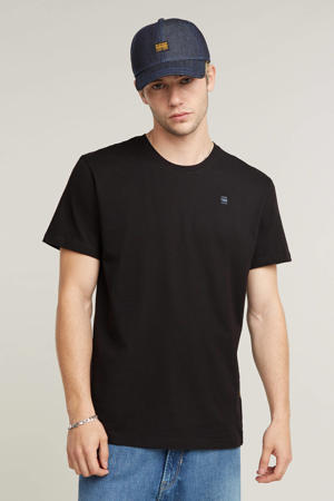T-shirt van katoen zwart