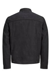 thumbnail: JACK & JONES ESSENTIALS suèdelook quilted bikerjack - zwart