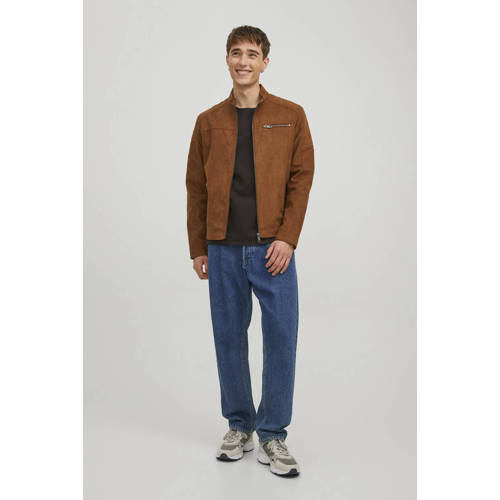 JACK & JONES ESSENTIALS imitatieleren jack JJEROCKY camel afbeelding