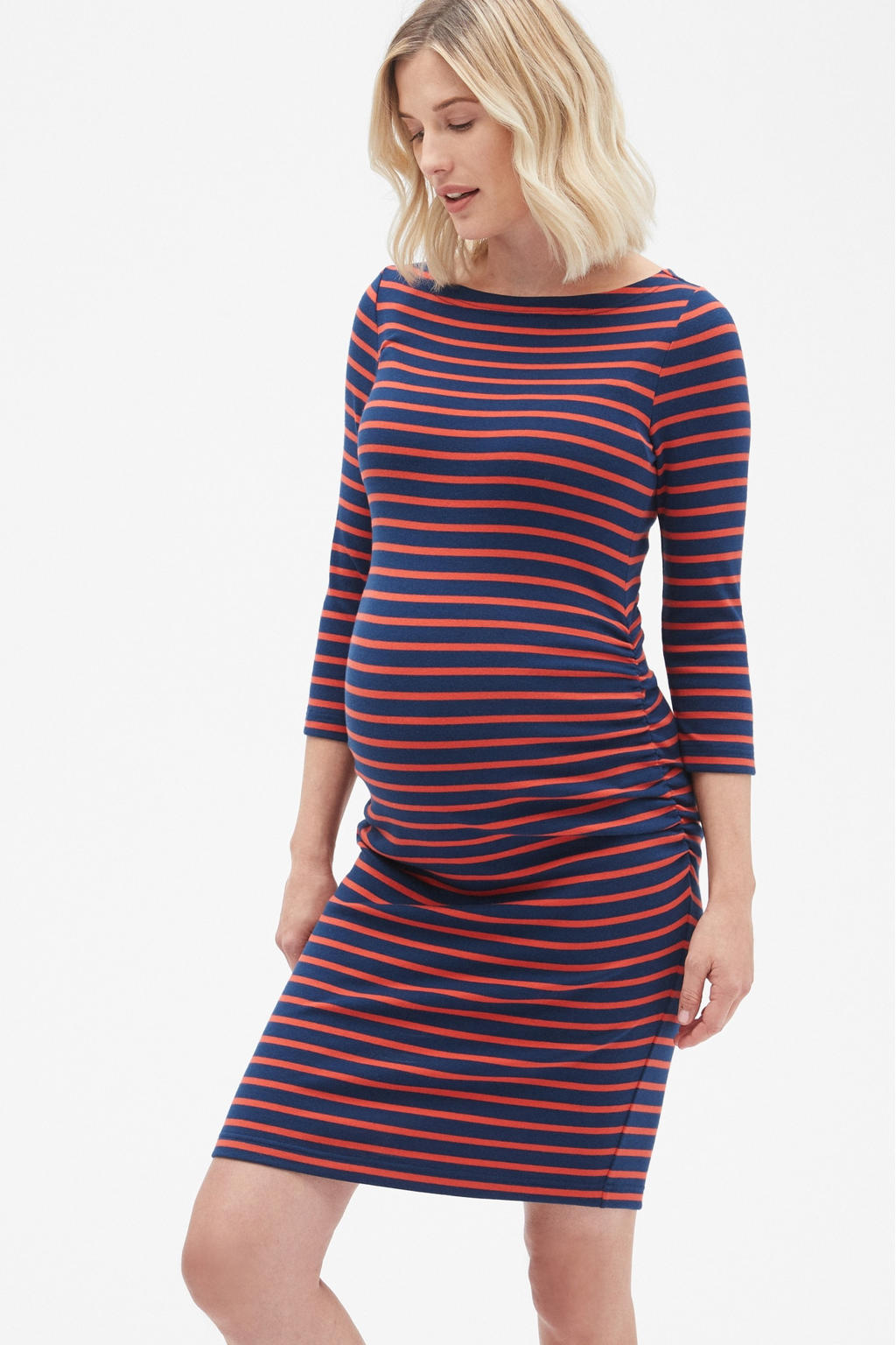 VERO MODA MATERNITY zwangerschaps korte jurk groen