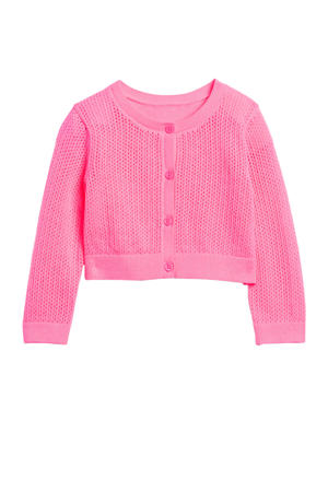 baby vest met textuur roze