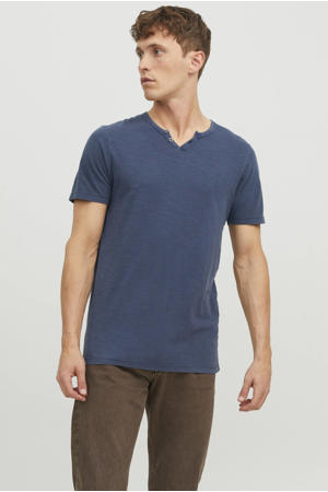 regular T-shirt blauw