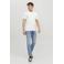 JACK & JONES ESSENTIALS regular T-shirt wit