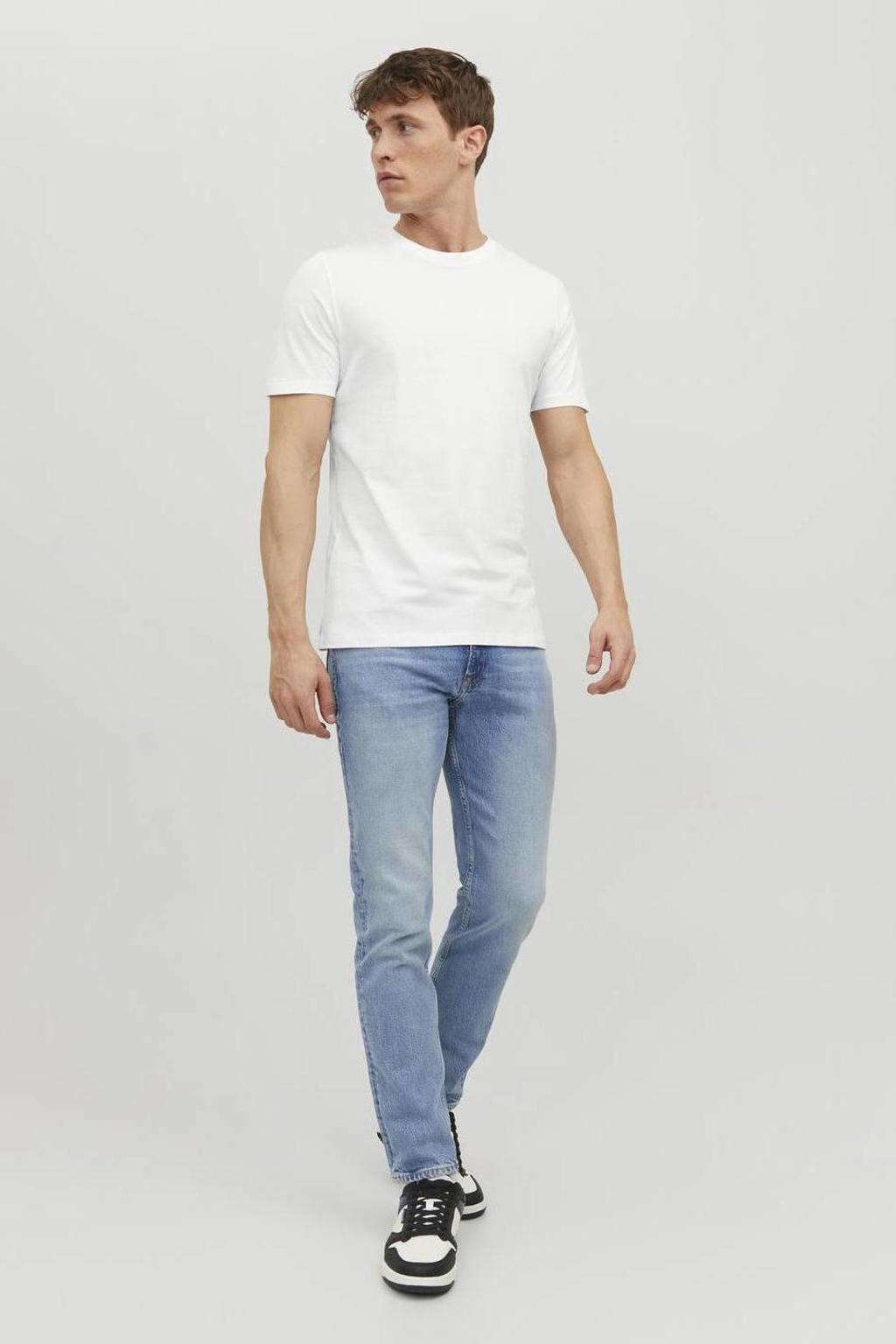 JACK & JONES ESSENTIALS regular T-shirt wit