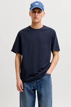 regular T-shirt blauw