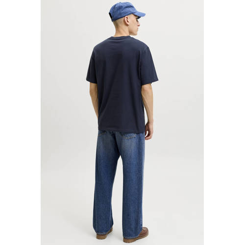 JACK & JONES ESSENTIALS regular T-shirt blauw afbeelding