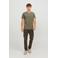 JACK & JONES ESSENTIALS regular T-shirt groen