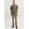 JACK & JONES ESSENTIALS regular T-shirt donkergroen