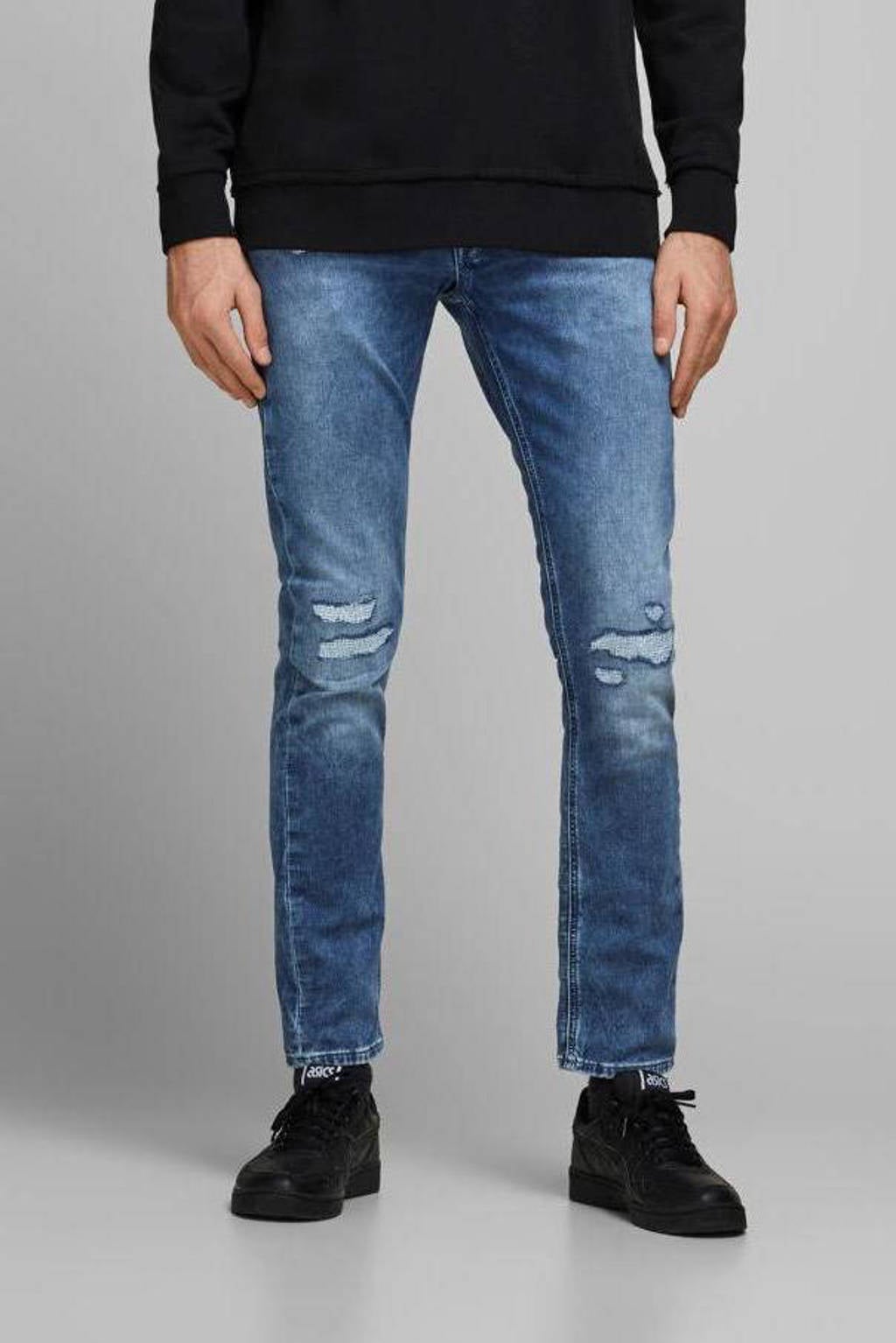 JACK & JONES JEANS INTELLIGENCE slim fit jeans Glenn blue denim wehkamp